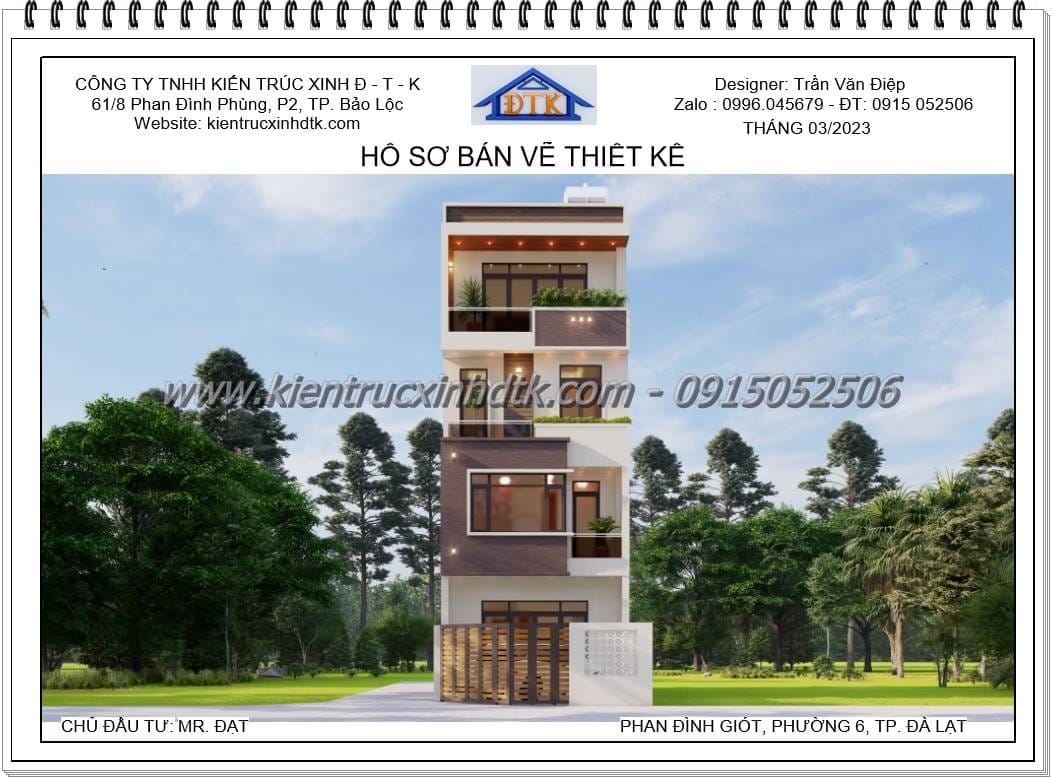 Mẫu thiết kế nhà phố đẹp