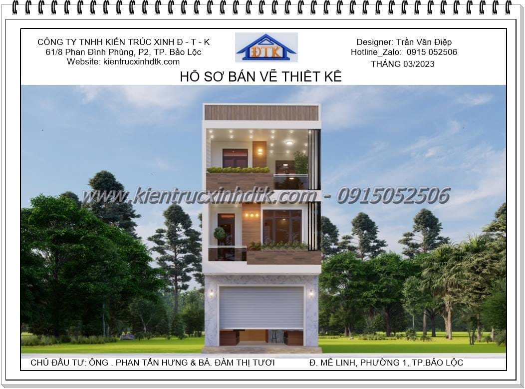 mẫu thiết kế nhà phố đẹp