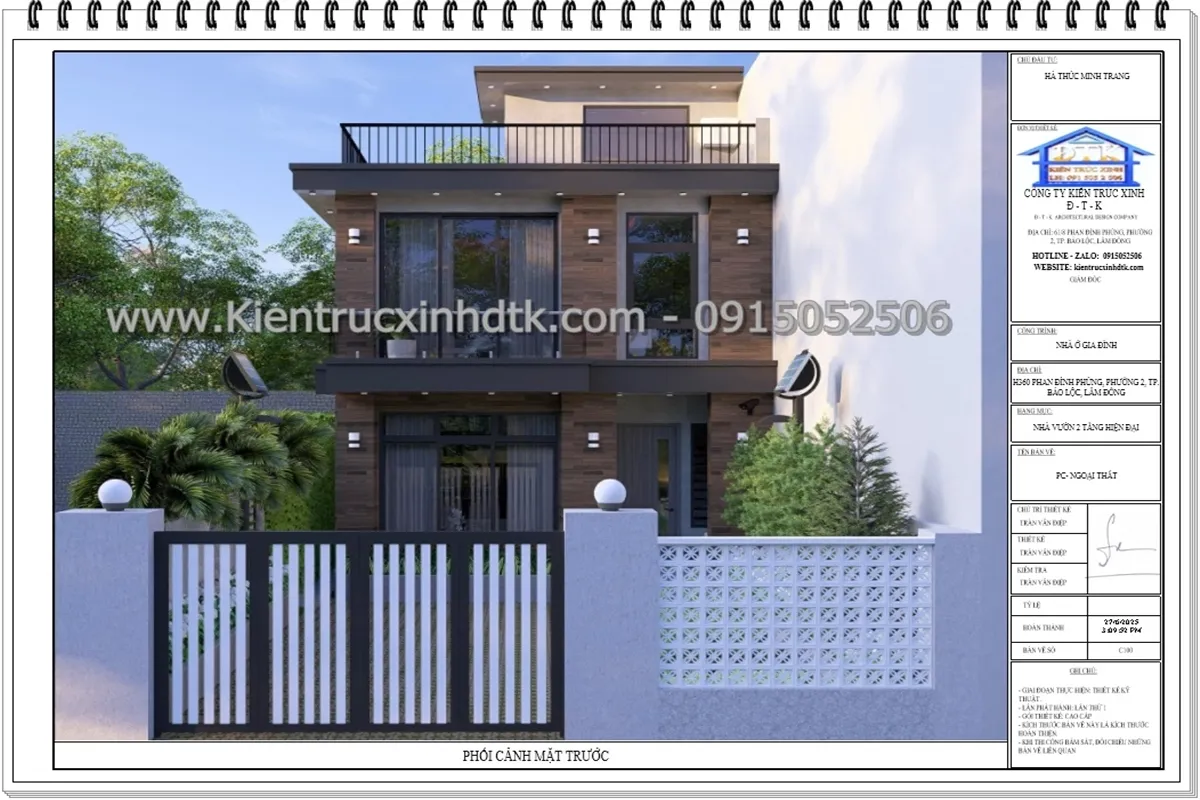 Thiết Kế Nhà Giá Rẻ Tại Bảo Lộc Lâm Đồng