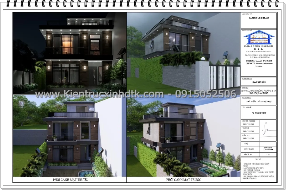 Thiết Kế Nhà Giá Rẻ Tại Bảo Lộc Lâm Đồng