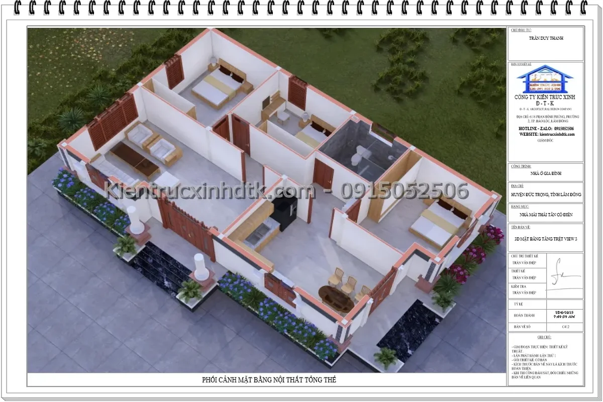 Thiết Kế Nhà Đẹp Tại Bảo Lộc Lâm Đồng